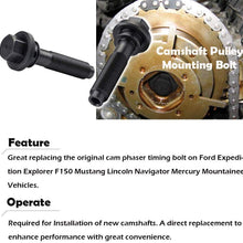 Cam Phaser Lock Out Kit and Camshaft Timing Mounting Bolt Eliminates Ticking Noise Fit for Ford 5.4L 4.6L 3 Valve Engines
