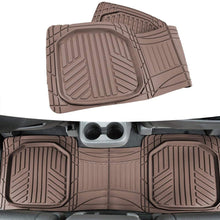 Motor Trend FlexTough Plus Black Rubber Car Floor Mats – All Weather Deep Dish Automotive Floor Mats, Heavy Duty Trim to Fit Design, Odorless Floor Mat Liners for Cars Truck Van SUV