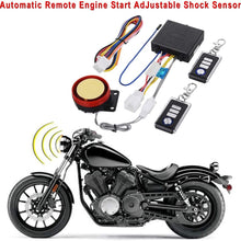 KKmoon Motorcycle Security Kit Alarm System DC12V Anti-Theft Alarm Security System, Remote Control Engine Start Kit with125dB Alarm Speaker