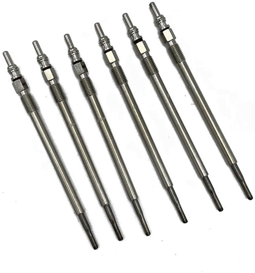 Ensun 68102087AA 6 Pcs Dual Coils Diesel Glow Plug for 2007-2009 Freightliner Dodge Sprinter 2500 3500, Grand Cherokee, 2010-2013 Mercedes-Benz Sprinter 2500 3500 3.0L