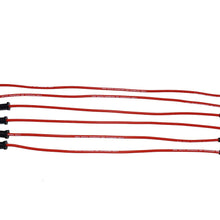 A-Team Performance 6 Cylinder 4.3L 262 Vortec 6, Silicone Double-layer Jacketing Compatible With GMC Chevy to Carb Swap 8.00 mm Red Silicone Spark Plug Wires