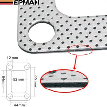 Epman EP-CGQ26S-AF 10pcs Graphite Aluminum Gasket for T04 T04E T3 T35 T38 GT35 Turbo Charger Engine Manifold Pipe Turbo Flange Gasket