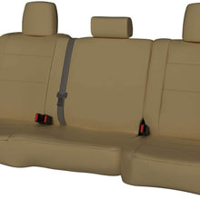 Rear SEAT: ShearComfort Custom Waterproof Cordura Seat Covers for Toyota Corolla (2020-2020) in Gray for 40/60 Split Back Solid Bottom w/Pullout Arm and 3 Adjustable Headrests (LE Model)