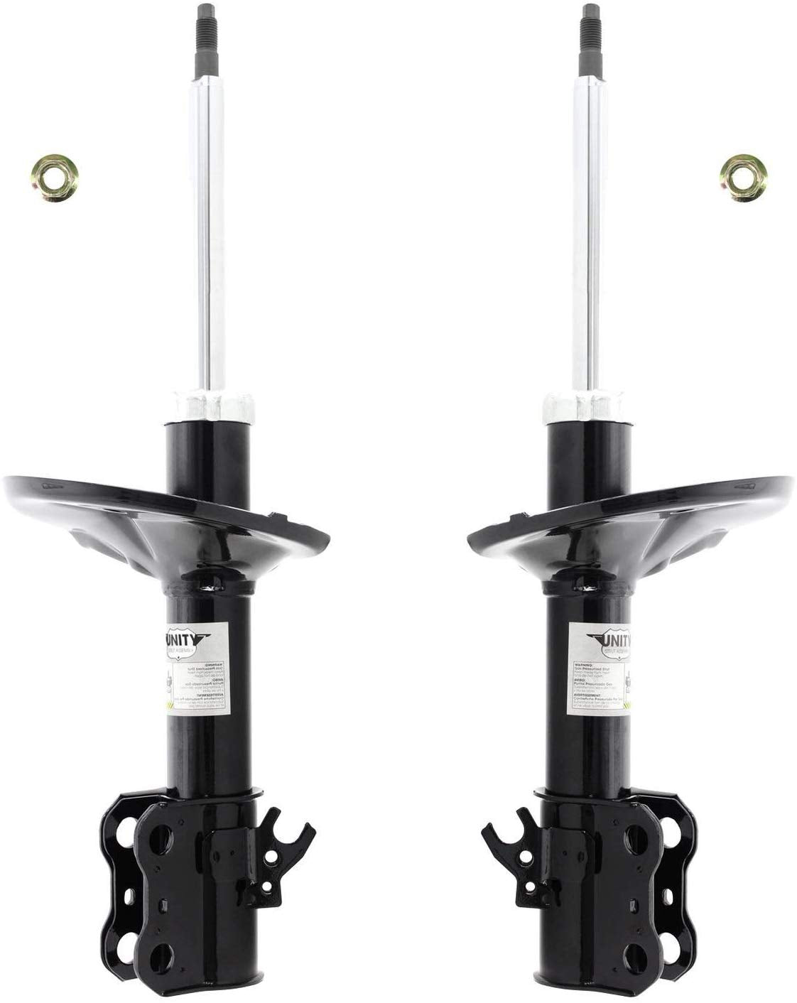 Unity Automotive 2-214401-214402-001 Quick Complete Strut Assembly Kit (Front Pair)