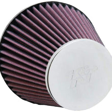 K&N Universal Clamp-On Filter: High Performance, Premium, Washable, Replacement Filter: Flange Diameter: 3.375 In, Filter Height: 4.875 In, Flange Length: 0.75 In, Shape: Round Tapered, RC-8000