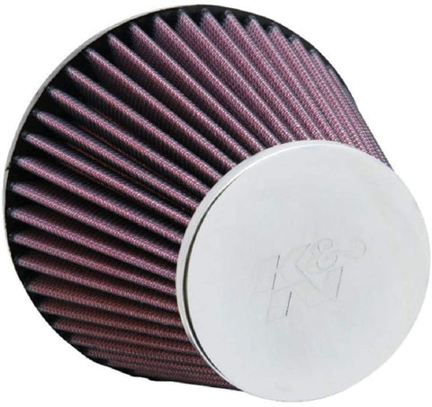 K&N Universal Clamp-On Filter: High Performance, Premium, Washable, Replacement Filter: Flange Diameter: 3.375 In, Filter Height: 4.875 In, Flange Length: 0.75 In, Shape: Round Tapered, RC-8000