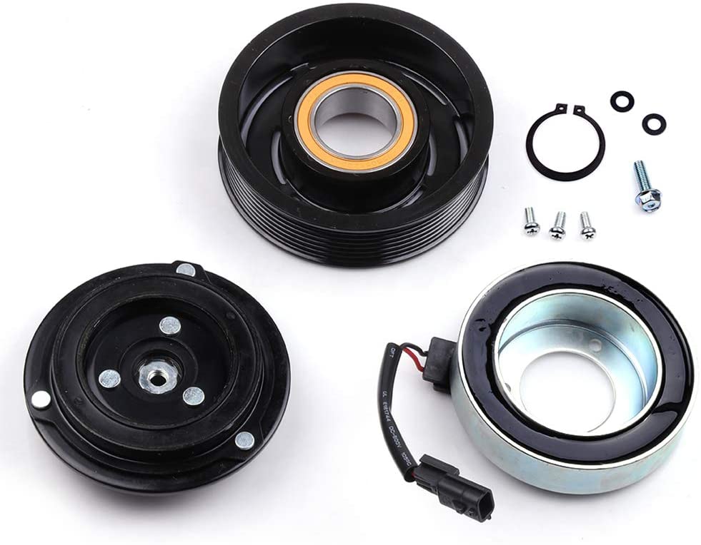 cciyu AC Compressor and A/C Clutches Set for Quest 2011-2015 Replacement fit for CO 29148C Auto Repair Compressors Assembly