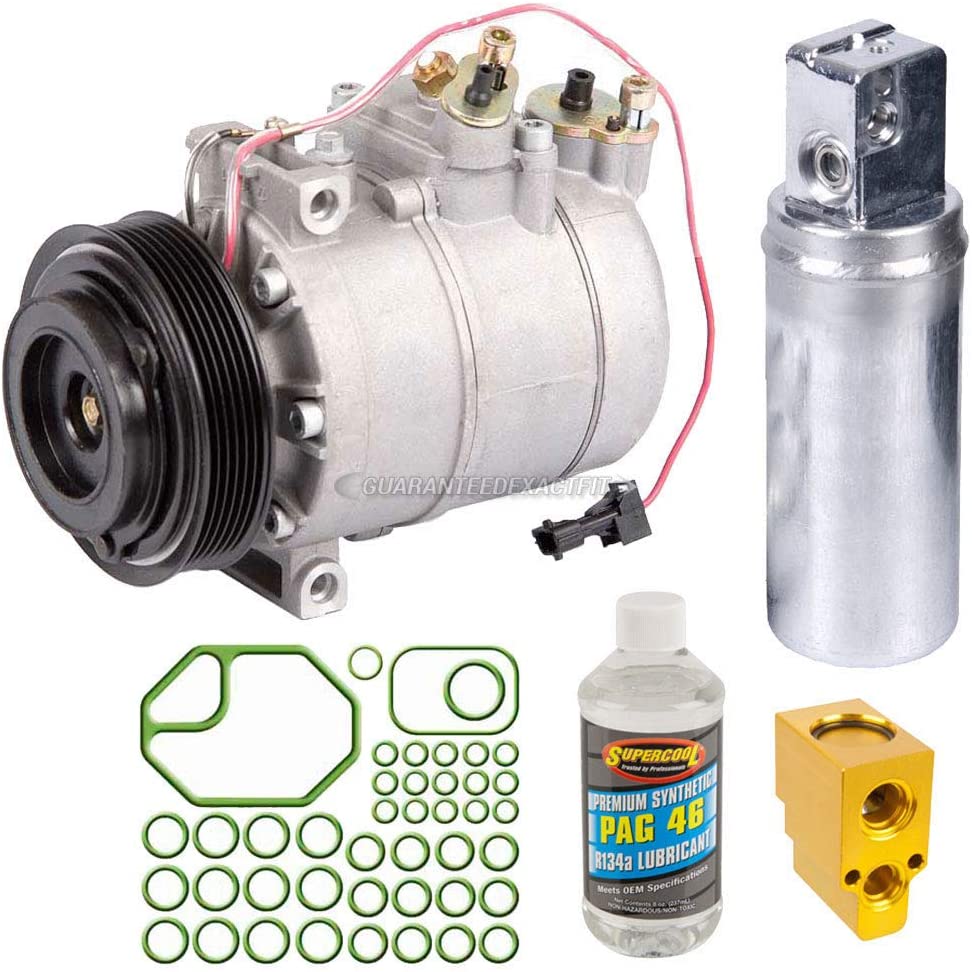 For Saab 9-5 2000 2001 2002 2003 AC Compressor w/A/C Repair Kit - BuyAutoParts 60-80367RK New