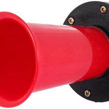 Qqmora 12V 110DB Auto Car Truck Antique Vintage Old Style Horn Siren AHH-OOO-GAH AHOOGA OOGA(Red)