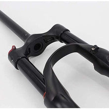 YHBM Bicycle Fork 1-1/8'' Bike Bicycle Aluminum Alloy Disc Brake Shoulder Control Damping Adjustment Travel 100mm,26 Inch Suspension Fork