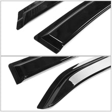 IKON MOTORSPORTS | Window Visors Compatible With 2020 Toyota Corolla Sedan | Smoke Tinted Slim Style Acrylic Sun Rain Guards Vents Windshield Tape On 4PC Set