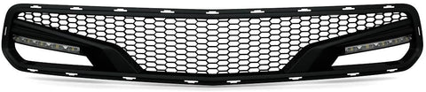 ACS Composite Five1 Front Bumper Grille Painted Carbon Flash Metallic Black with Optional LED (Continuous Light Bar)