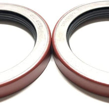 (Pack of 2) Trailer Hub Wheel Unitized Oil Seals WPS (TM) 10-51 (370150BGO) for 9K-10K GD Axles ID 2.875'' x OD 3.880''