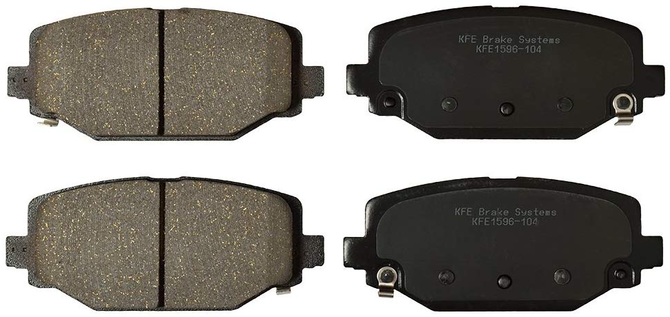KFE Ultra Quiet Advanced KFE1596-104 Premium Ceramic Rear Brake Pad Set - for HD/Heavy Duty Caliper, 328 mm Rotor ONLY! - Send Vin if Unsure