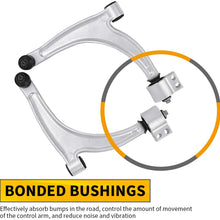 Front Lower Control Arm Kit Compatible with 2004-2009 Chevrolet Malibu, 2005-2010 Pontiac G6, 2007-2009 Saturn Aura