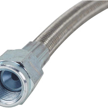 25 Inch Braided S.S. Brake Line - Straight AN4