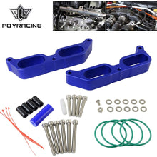PQY Billet Power Block Intake Manifold Spacer Compatible with 13+ Subaru BRZ 13-16 Scion FR-S 17+ Toyota 86 FA20 Engine 19hp / 15tq Red