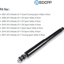 Shocks Struts,ECCPP Rear Pair Shock Absorbers Strut Kits Compatible with 2007 2008 2009 2010 2011 2012 Mazda CX-7 2.3L 2.5L 37313