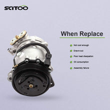 SCITOO AC Compressor CO 4854C Replacement for 2002 2003 D-odge Ram 1500 2500 3500 Dakota Durango 3.7L 4.7L 5.9L