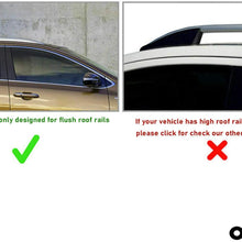 OMAC Roof Racks Lockable Cross Bars Carrier Cargo Racks Rail Aluminium Silver Set 2 Pcs. for Ford Edge 2015-2018