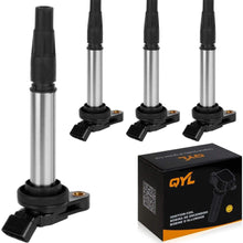QYL 4Pcs Ignition Coils for Prius Corolla Matrix V CT200H XD 1.8L L4 UF-596 UF-619 C1714 90919-02252 90919-02258