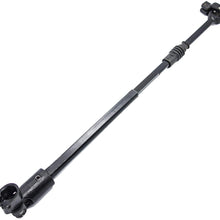 Powerworks 52007017 Intermediate Steering Shaft Assembly w/Coupler Rag Universal U-Joint(s) Fit for 1987-1995 Jeep Wrangler w/Power Steering (Upgraded Design Extends Up To 11.5" For Lifted Jeeps)