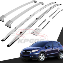 KPGDG Fit for Honda Vezel HRV HR-V 2016 2017 2018 2019 4Pcs Aluminium Roof Rail Roof Rack Cross Bars Crossbar - Silver