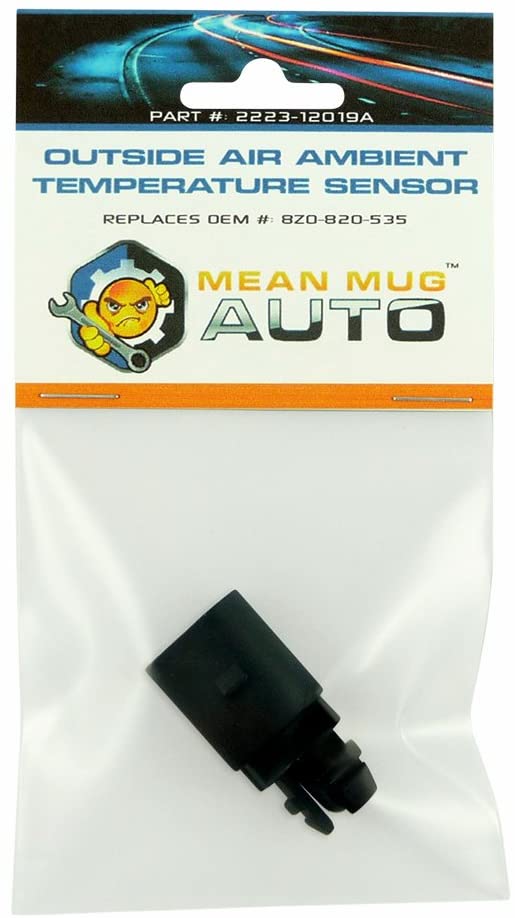 Mean Mug Auto 2223-12019A Outside Air Ambient Temperature Sensor - Compatible with Audi, Volkswagen - Replaces OEM #: 8Z0820535