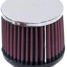 K&N Universal Clamp-On Air Filter: High Performance, Premium, Washable, Replacement Engine Filter: Flange Diameter: 2.0625 In, Filter Height: 3 In, Flange Length: 0.625 In, Shape: Round, RC-1150