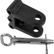 BulletProof Hitches 2-Tang Clevis with 1" Pin for Towing with Drawbar Systems, Pintle Systems, Farm Equipment (Rated 20,000 lbs)