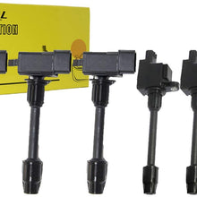 DEAL Pack of 6 New Front+Rear Ignition Coils For 2000-2001 Infiniti I30 Maxima 3.0 L V6 Replacement#UF363 UF348 C1267