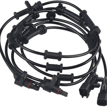 WMPHE 2 PCS Front Left & Right Compatible with ABS Wheel Speed Sensor Jeep Wrangler 3.6L 3.8L 2007-2017 Replace OE # 68003281AC 68003281AA