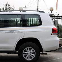 HIGH FLYING 4PCS Black Roof Rails Rack End Cap Protection Cover Shell for Toyota Land Cruiser LC200 J200 2008-2018