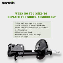 SCITOO Shocks, Front Rear Gas Struts Shock Absorbers Fit for 1998-2002 Chevrolet Prizm,1992-1997 Geo Prizm,1993-2002 Toyota Corolla 333236 71951 333237 71952 234059 71953 234060 71954 Set of 4