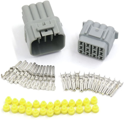 uxcell Car Motorcycle Waterproof 12 Pin Electrical Wire Connector AWG