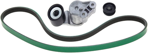 ACDelco ACK081264HD Professional Automatic Belt Tensioner and Pulley Kit with Tensioner, Pulley, and Belt