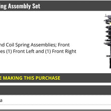 Front Strut and Coil Spring Assembly Set of 2 - Compatible with 1993-2002 Toyota Corolla Sedan