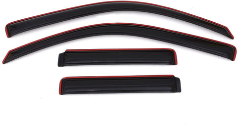 Auto Ventshade 194733 In-Channel Ventvisor Side Window Deflector, 4-Piece Set for 2002-2009 Chevrolet Trailblazer