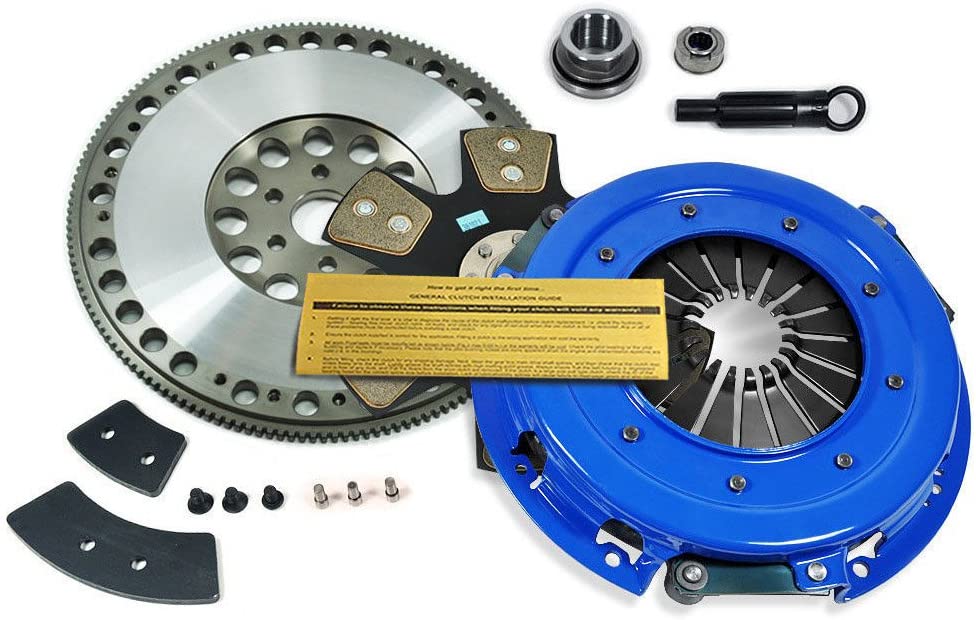 EFT STAGE 4 HD CLUTCH KIT & RACE FLYWHEEL FOR 86-95 FORD MUSTANG LX GT COBRA SVT 5.0L