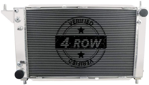 CoolingSky 62MM 4 Row All Aluminum Radiator for 1996 Ford Mustang GT SVT 4.6L V8 Racing AT
