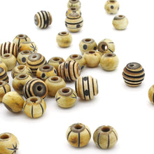 Beads Unlimited Horn Round, 6mm, Natural