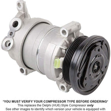 AC Compressor & A/C Clutch For Chevy Silverado Avalanche GMC Sierra C3500 HD Replaces Delphi HU6 - BuyAutoParts 60-00970NA New