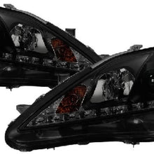 Spyder Auto PRO-YD-LIS06-DRL-BK Lexus Projector Headlight ,Black