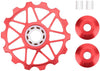 Tbest Bike Ceramics Bearings, 14T Mountain Road Bike Metal Ceramics Bearings Rear Derailleur Guide Roller Cycling Equipment