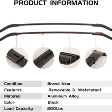 TUNTROL Roof Rack Cross Bars Fit for 2015 2016 2017 2018 2019 2020 Chevrolet Suburban & Tahoe, GMC Yukon & Yukon XL, Cadillac Escalade & Escalade ESV