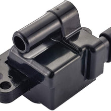 ENA Square Ignition Coils 8 Pack Compatible with 99-09 Cadillac Escalade Chevy Avalanche Silverado Suburban Tahoe GMC Topkick Savanna Sierra Yukon 4.8L 5.3L 6.0L 8.1L H6T55171ZC 3859078 C1208 UF-271