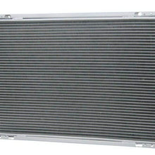 OzCoolingParts 3 Row Core Aluminum Radiator + 2 x 12" Fan w/Louver Shroud + Thermostat/Relay Wire Kit for 1982-1992 83 84 85 86 87 88 89 90 91 Chevy Camaro P20 P30/Pontiac Firebird/GMC P2500 P3500