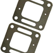 Xinghai Gasket 27-860233 27-863724 Compatible with Mercruiser Quicksilver Exhaust Manifold Elbow Gasket 18-0897(2 Pack)