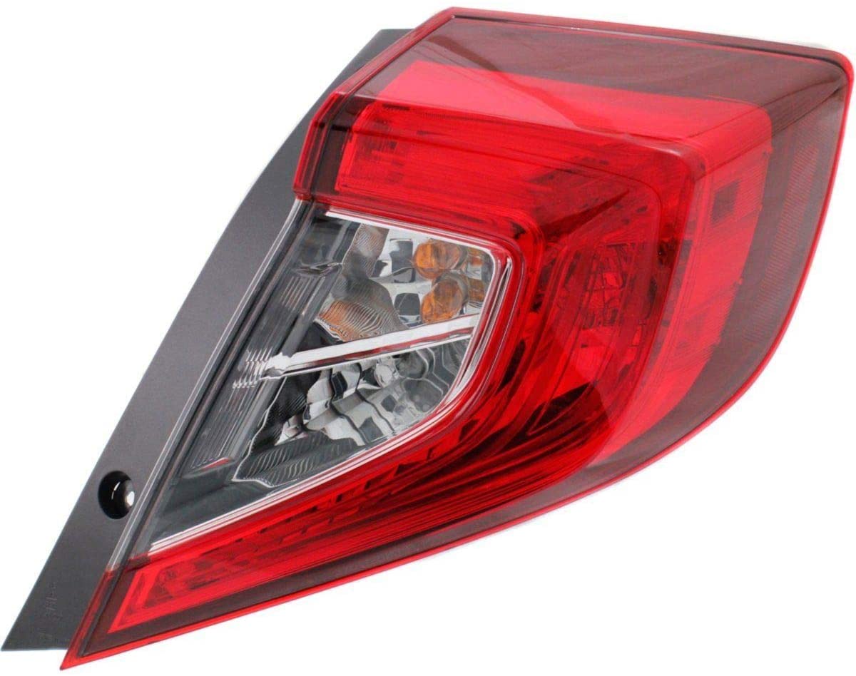 Tail Light For 2016-2017 Honda Civic LX Sedan RH w/Bulb(s)