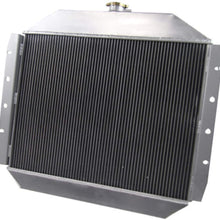 OzCoolingParts 4 Row Core All Aluminum Radiator for 1966-1979 67 68 69 70 71 72 73 74 75 76 77 78 Ford F100 F150 F250 F350 Bronco Chevy V8 Engine
